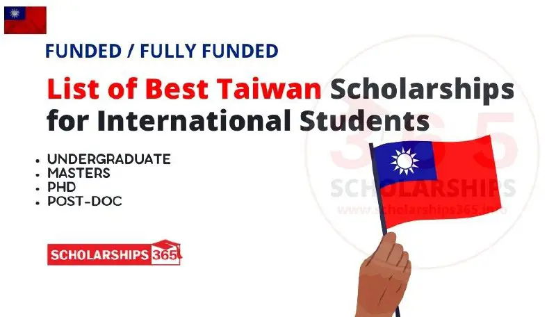 Taiwan Government Scholarships 2024-2025 Programs for International Students ( Funded / Fully Funded ).