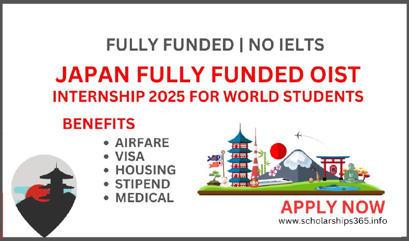 Japan Fully Funded Internships 2025 for Worldwide students!