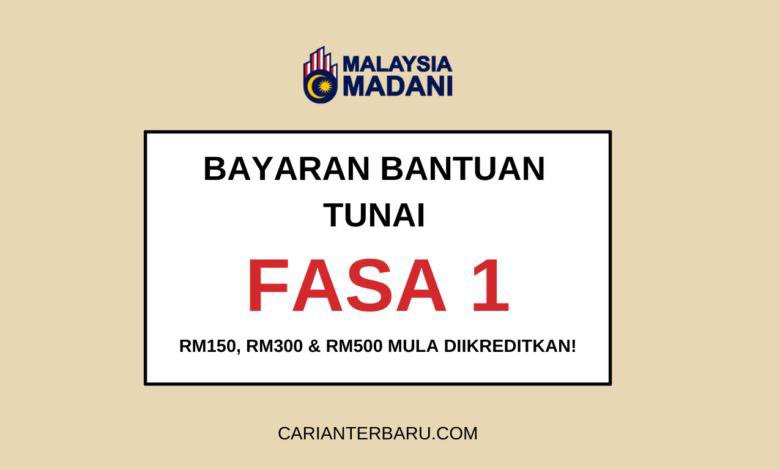 **Bayaran bantuan tunai RM150, RM300 &amp; …