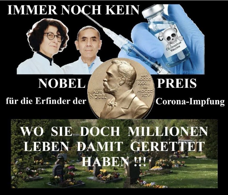 ***🤔*** **Wo bleibt der Nobelpreis?** ***😅*** …