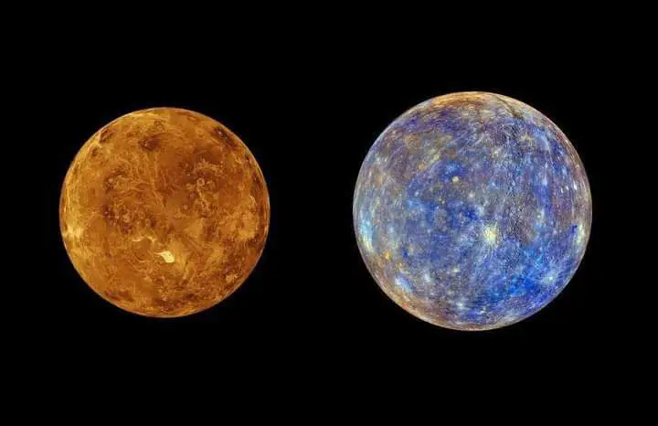 မာကျူရီ (ဗုဒ္ဓဟူးဂြိုဟ်) နဲ့ ဗီးနပ်စ် (သောကြာဂြိုဟ်) နေကြဝဠာ …
