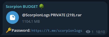 ***⬆️*****Replenishment!** `- Scorpion private`