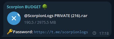 ***⬆️*****Replenishment!** `- Scorpion private`