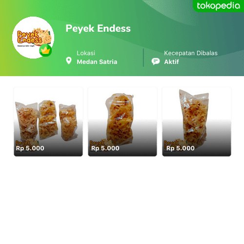 Kali ada yg mau beli peyek, …