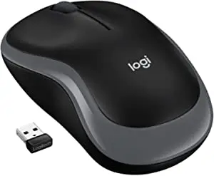 Logitech M185 Mouse Wireless, 2,4 GHz con Mini Ricevitore USB, Durata Batteria di 12 Mesi, Tracciamento Ottico 1000 DPI, Ambidestro, …