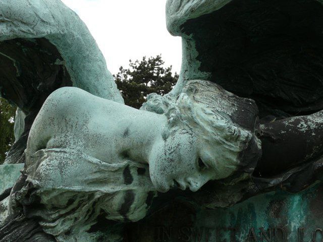 Lancaster angel, East Sheen Cemetery