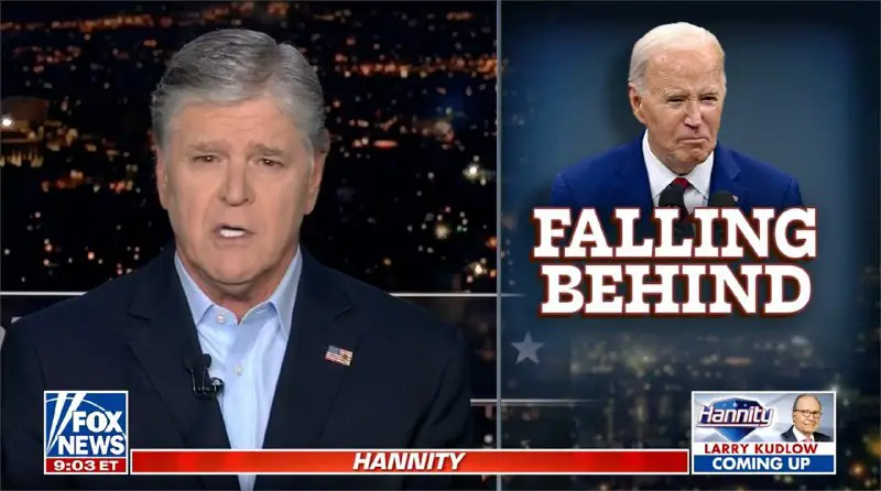 **Sean Hannity: Trump is beating Biden in poll after poll**