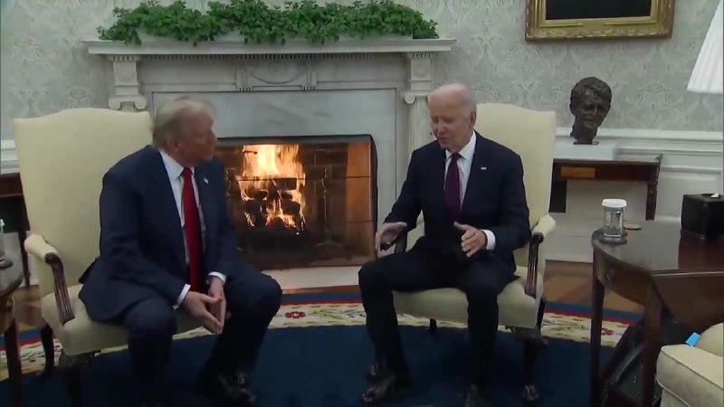 **President Biden Warmly Receives President-Elect Trump**