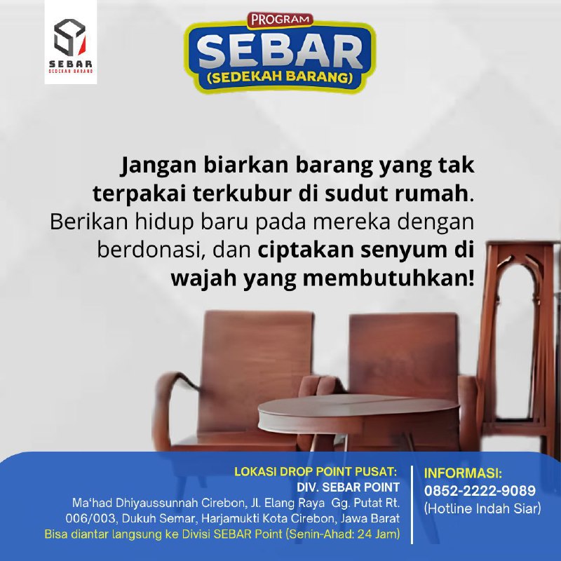 **SEDEKAH BARANG (SEBAR)**