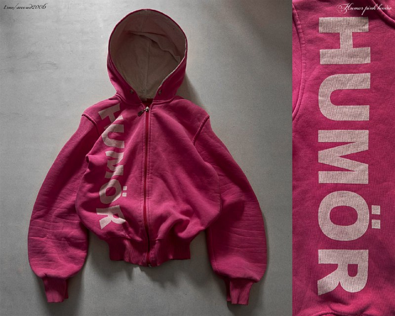 ***Humor pink hoodie**