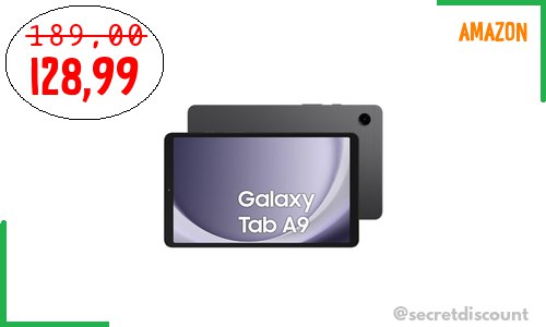 *****🔹***Samsung Galaxy Tab A9, Display 8.7" …