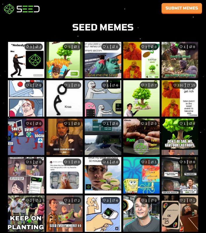 `BOUNTY BLISS FOR SEED MEME CONTEST` …