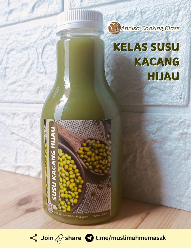 Yuk, ikut kelas membuat susu kacang …