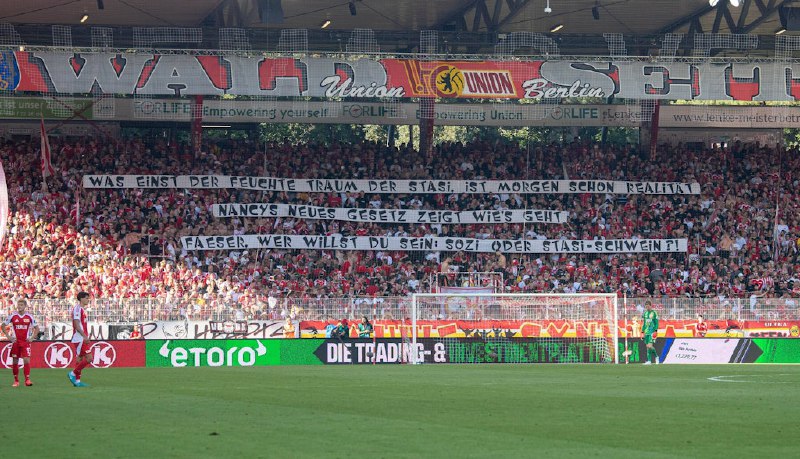 ***❗️***Union Berlin Fan-Proteste gegen Faeser werden …