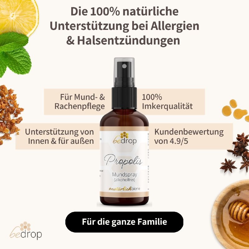 **Perfekt für unterwegs:** Heuschnupfen - Pollenallergie …