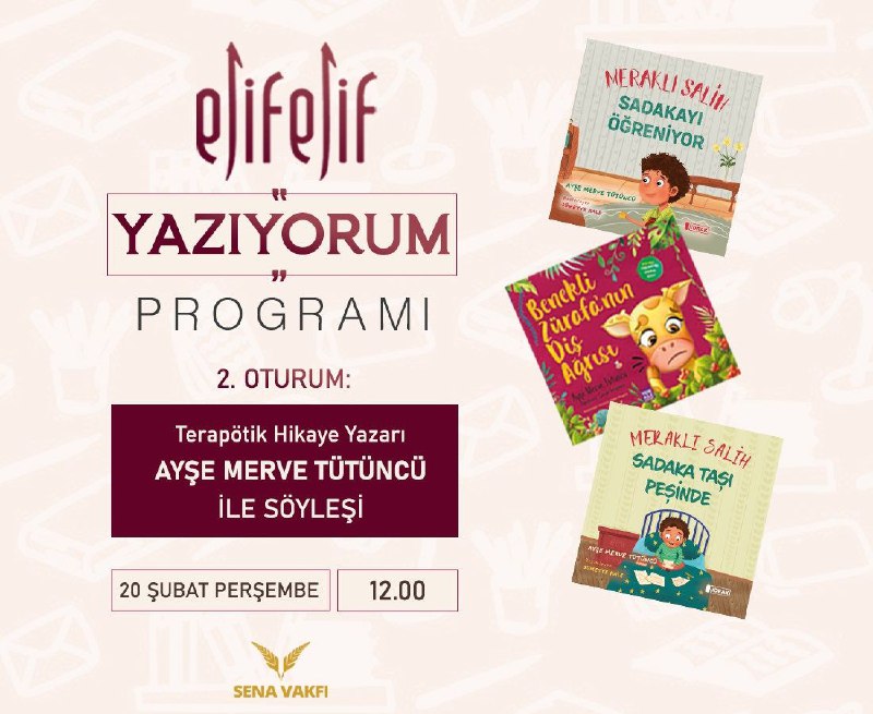 ***📢*** Elif Elif Dergisi “Yazıyorum” programı …