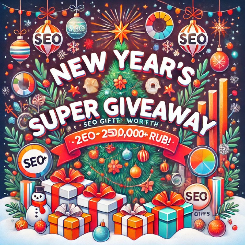 ***🎄*** **Новогодний СУПЕР розыгрыш SEO-подарков** от …