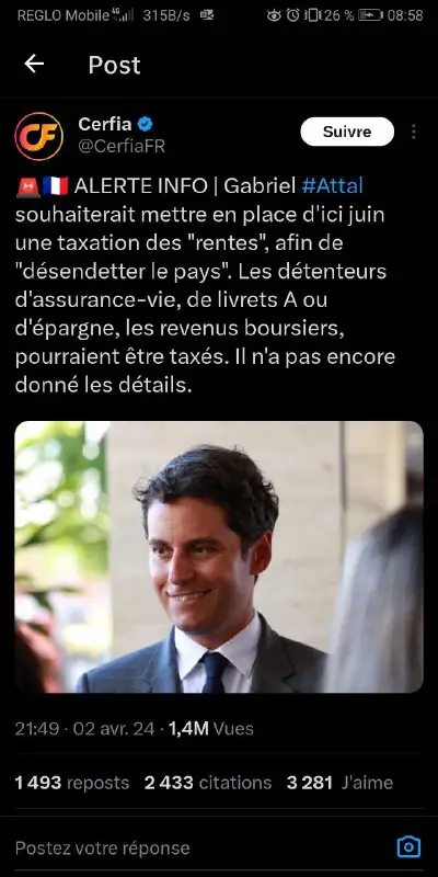 ***⚠️*** Taxes en vue sur les …