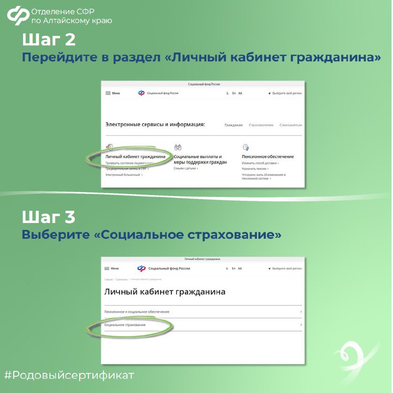 Социальный фонд России по Алтайскому краю