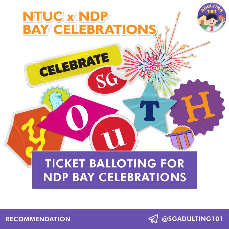 **Ticket balloting for NDP Bay Celebrations …