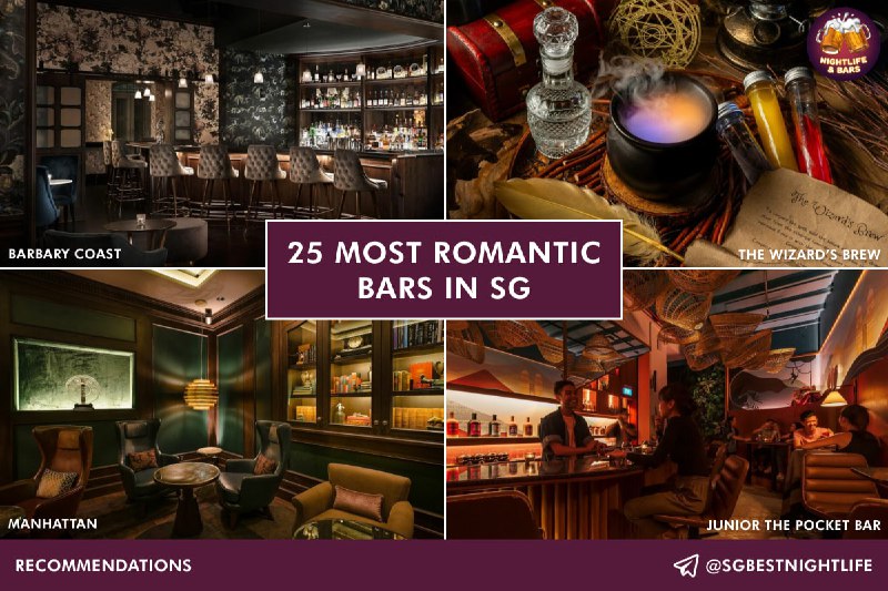 **25 Most Romantic Bars In SG** …