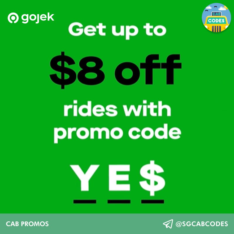 **Gojek: Rides up to $8 off …