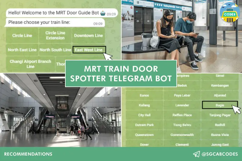 **MRT Train Door Spotter Telegram Bot …
