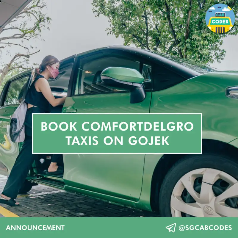 **Book ComfortDelGro taxis on Gojek** ***🚕***