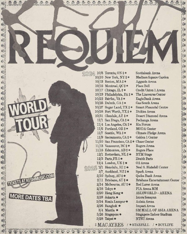 **Keshi - Requiem World Tour**