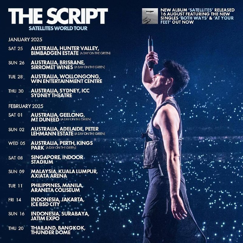 **The Script - Satellites World Tour**