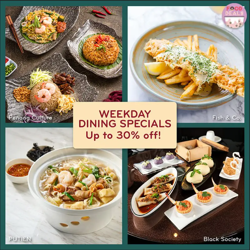 **Delectable Weekday Dining Deals in VivoCity …