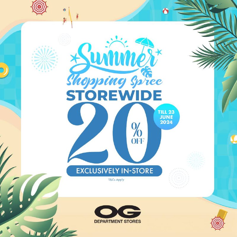 ***?*** 20**% OFF Summer Shopping Spree!** …