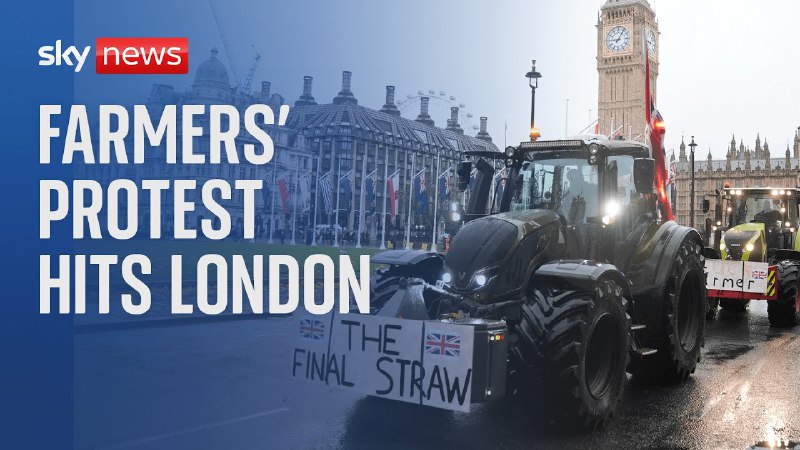 Watch Live: Hundreds of tractors head …