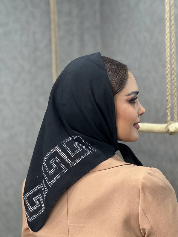 ***💜***بیبی اسکارف نخی نگین کوب ***😎***