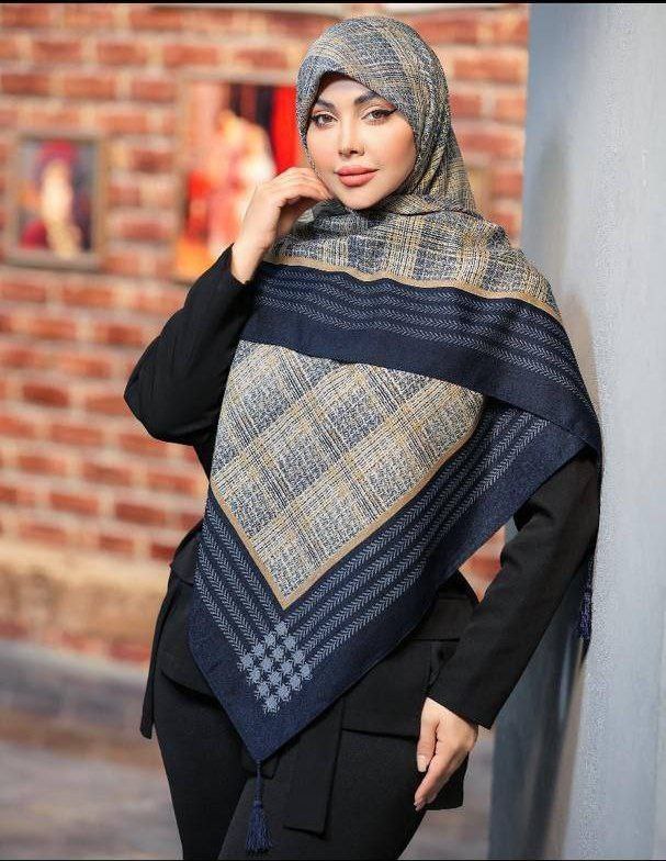 ***شال های عیدانه نمونه کار بالا