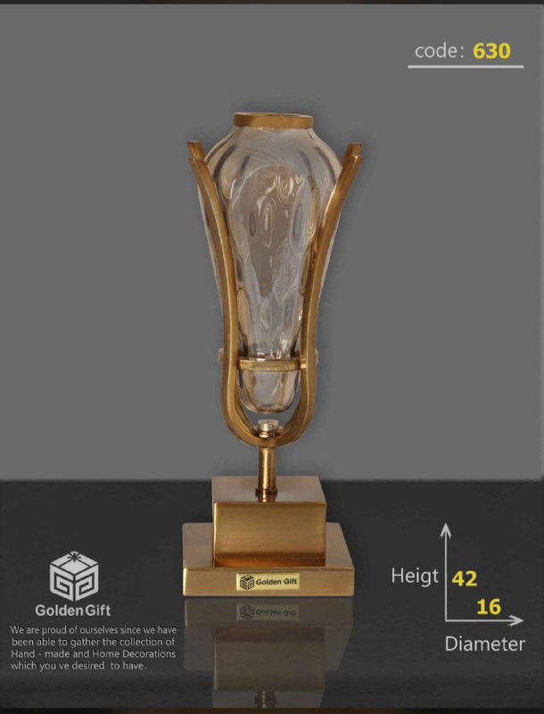 گلدان کریستالی گلدن گیفت