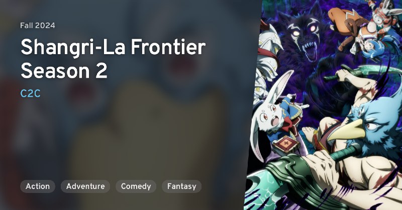 **Shangri-La Frontier Season 2** | **Shangri-La …