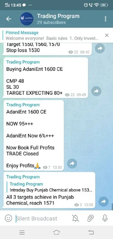 Enjoy Trading program with us.. Join …