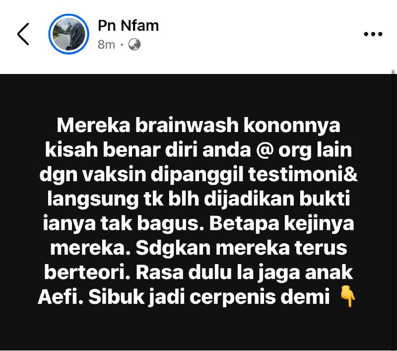 Demi nak promote vaksin siang malam