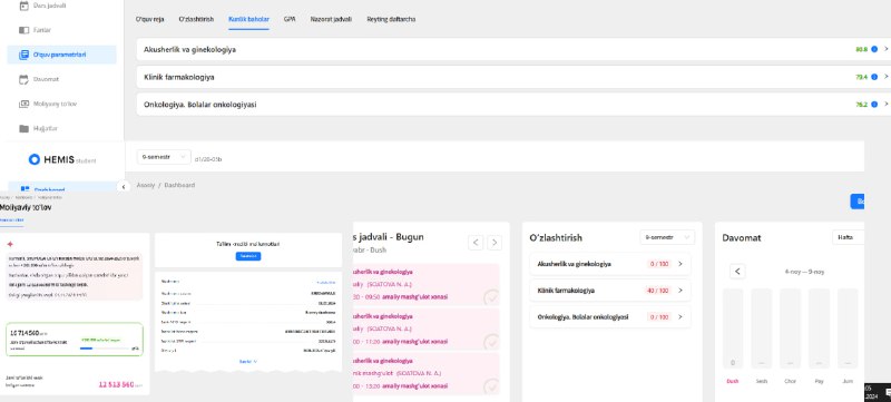 ***✅*** [**my.hemis.uz**](http://my.hemis.uz/) **platformasi ishga tushirildi*****❗️***