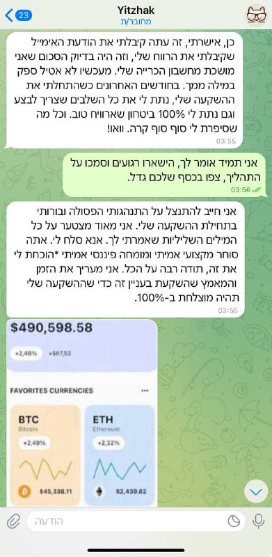 **לעשות רווחים טובים תמיד היה היוזמה …