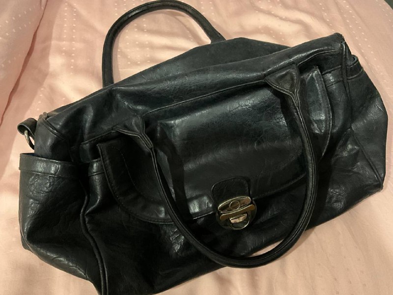 ? ׂ ? leather vintage bag …