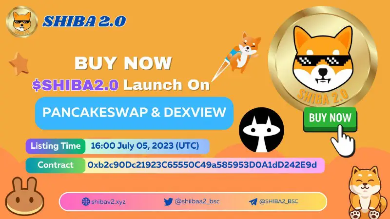 *****🔼*******SHIBA 2.0 Official Launched On Pancake …