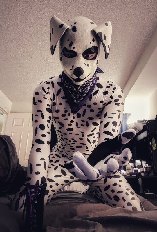 Dalmatian ***🖤******🤍******💜***