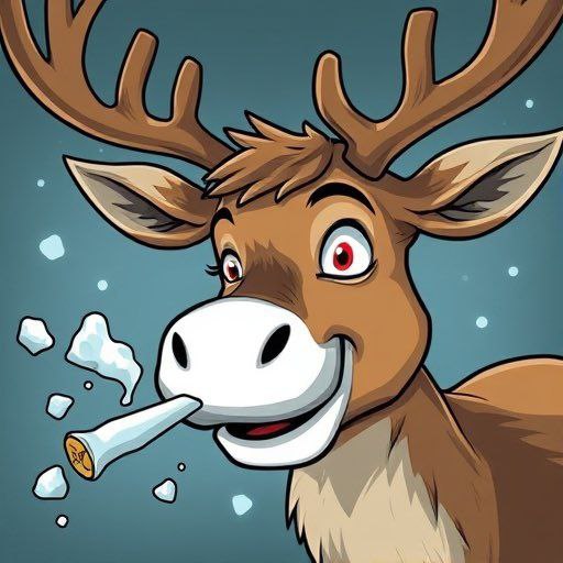 **Rudolph The White Nose Reindeer Launching …