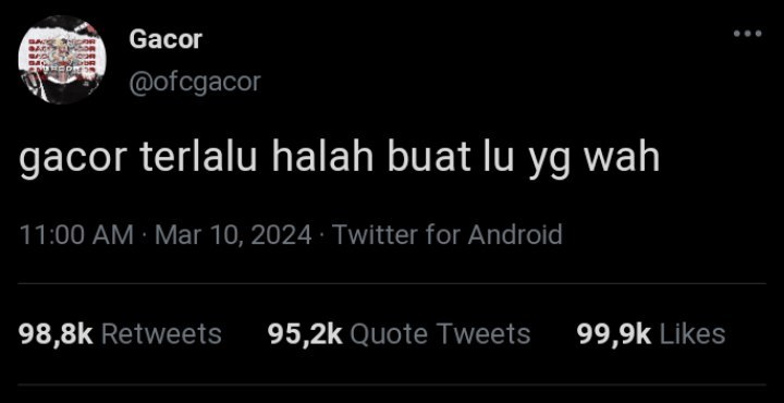 gacor gabut