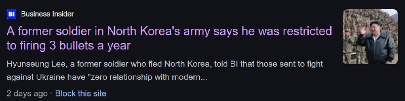 I bet those North Koreans that …