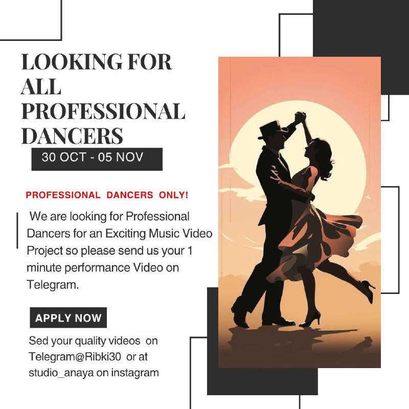 Only for Professional Dancers!!