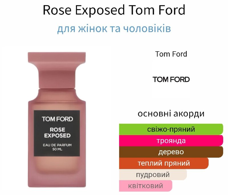 Новенька троянда у **Tom Ford** -