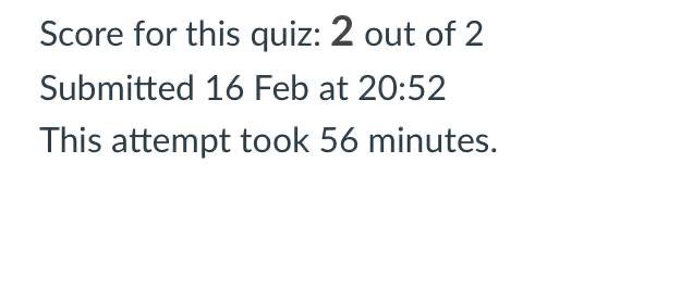 56 minutes for a single problem …